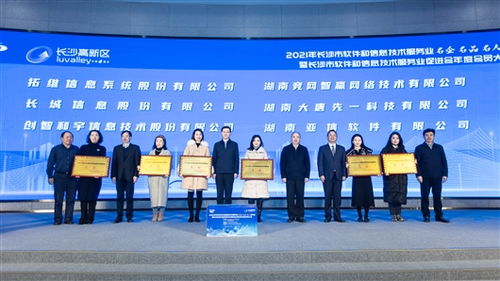 長沙首評軟件和信息技術服務業名企名人名品 激發行業活力，共促數字未來